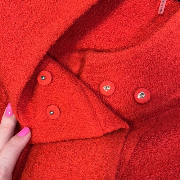 600 West - red wool coat/cape, small - Picture 8 of 8